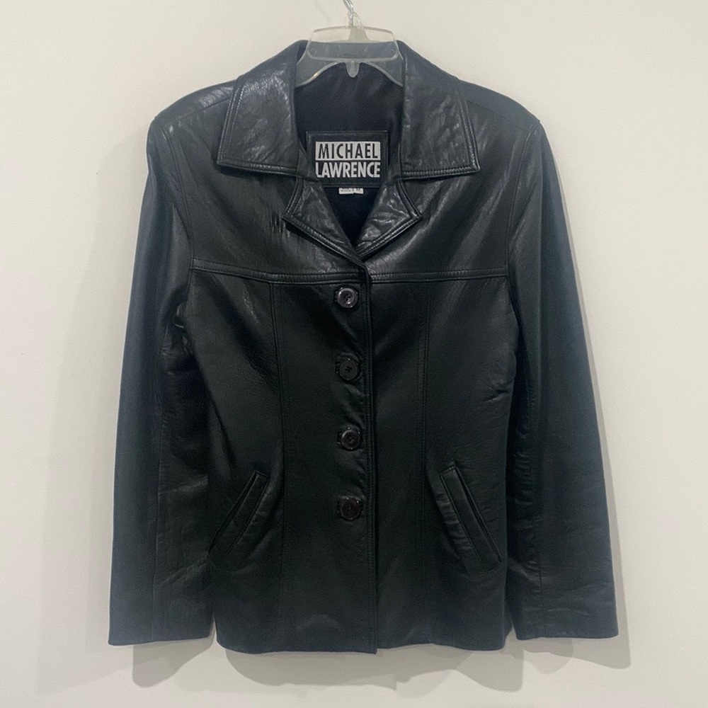 Michael Lawrence Lambskin Women’s Leather Jacket.